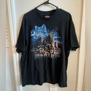Harley-Davidson Shirt | Washington | extra large | wolf print